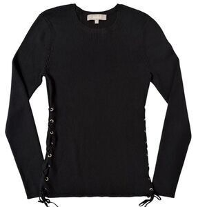 Marled United Clothing Black long sleeve sweater knit top
